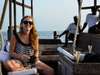 Carlien Parsons - sailing away on a traditional dhow cruise to Mnemba Private Island